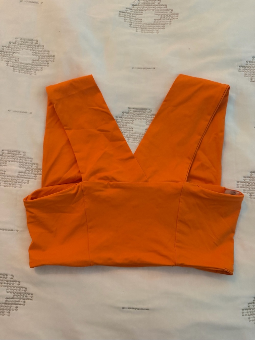 L*Space Orange Three-Piece Bikini Set - Picture 5 of 6